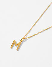 Gold Vermeil Initial Pendant Necklace - M, , large