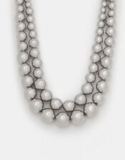 Layered Orb Necklace, , large