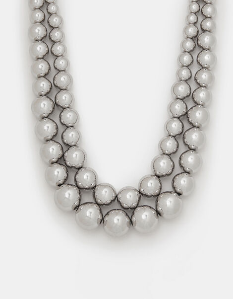 Layered Orb Necklace, , large