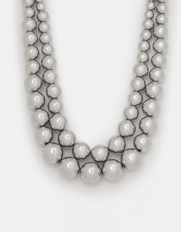 Layered Orb Necklace, , large
