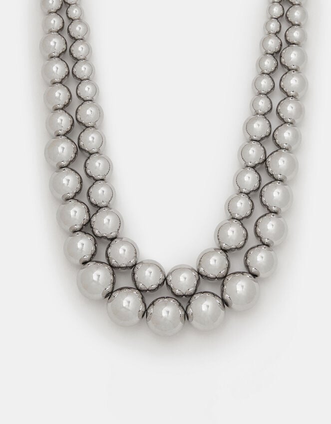 Layered Orb Necklace, , large