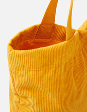 Cord Shopper Bag, Yellow (OCHRE), large