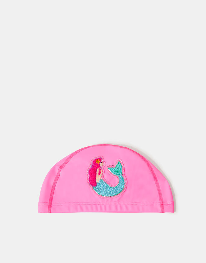 Girls Mermaid Swimming Cap, , large