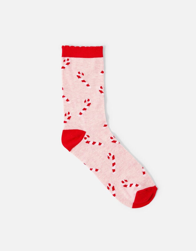 All Over Candy Cane Socks, , large
