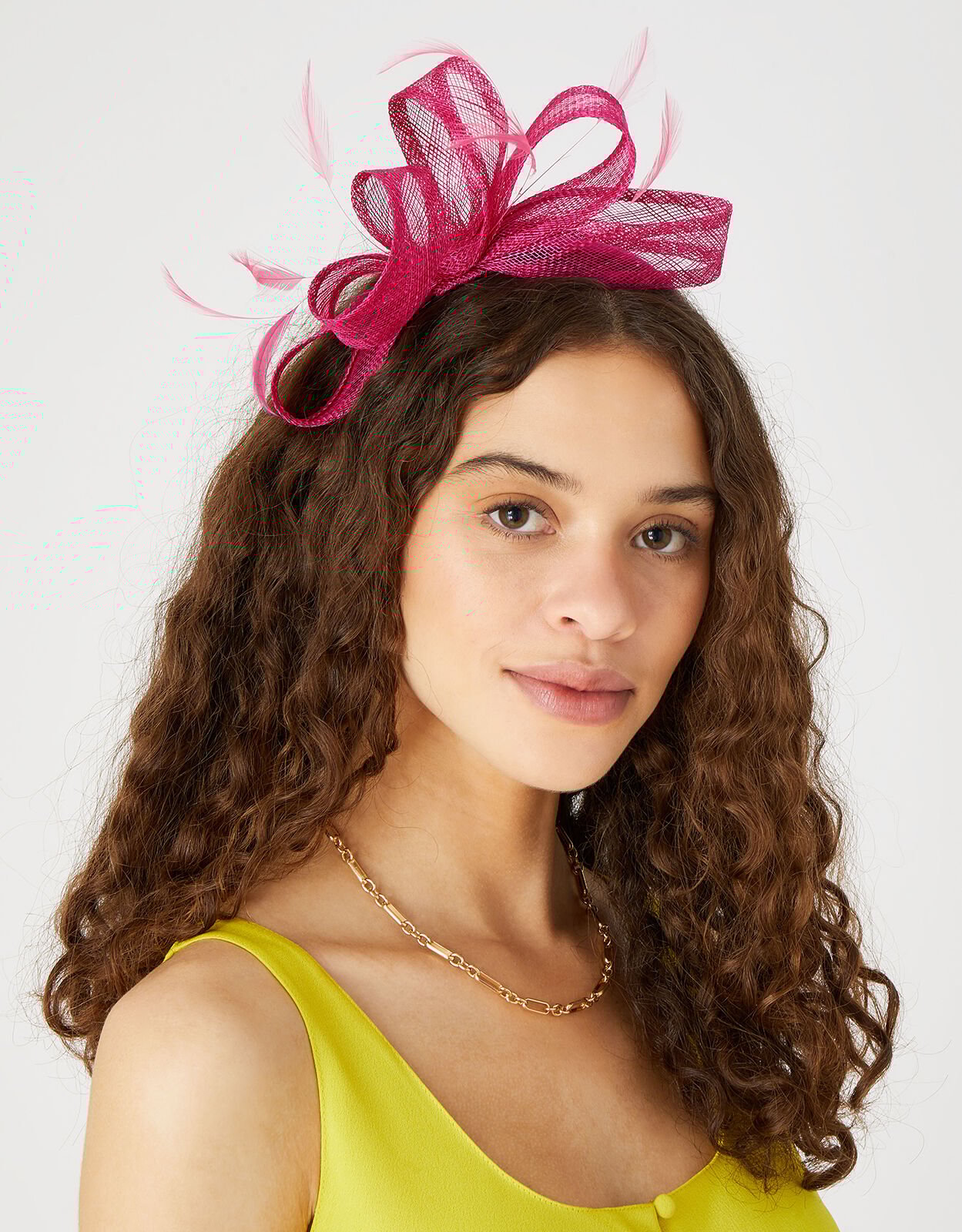 Pink fascinator accessorize sales