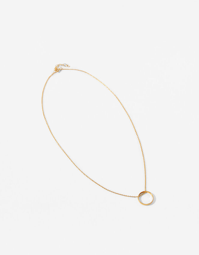 Gold-Plated Circle of Life Necklace, , large