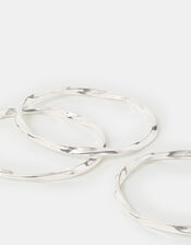 3-Pack Slim Twist Bangles, , large
