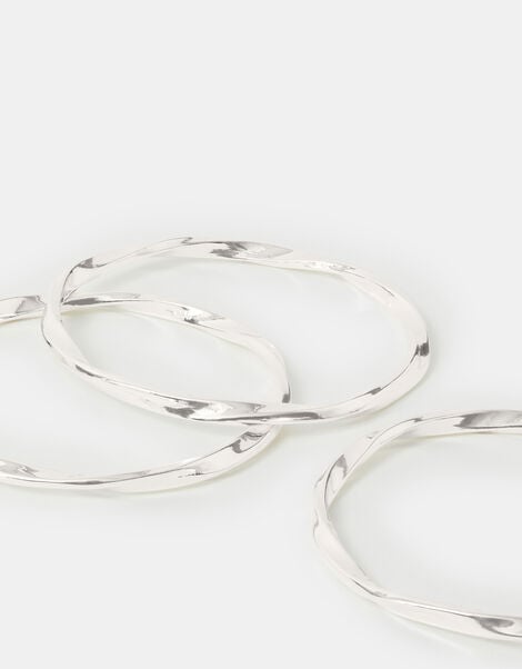 3-Pack Slim Twist Bangles, , large