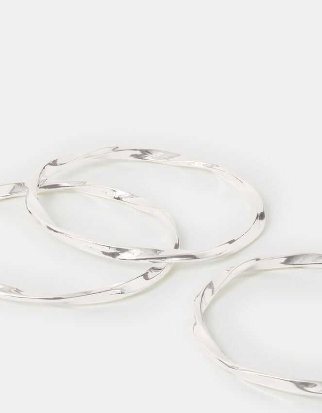 3-Pack Slim Twist Bangles, , large