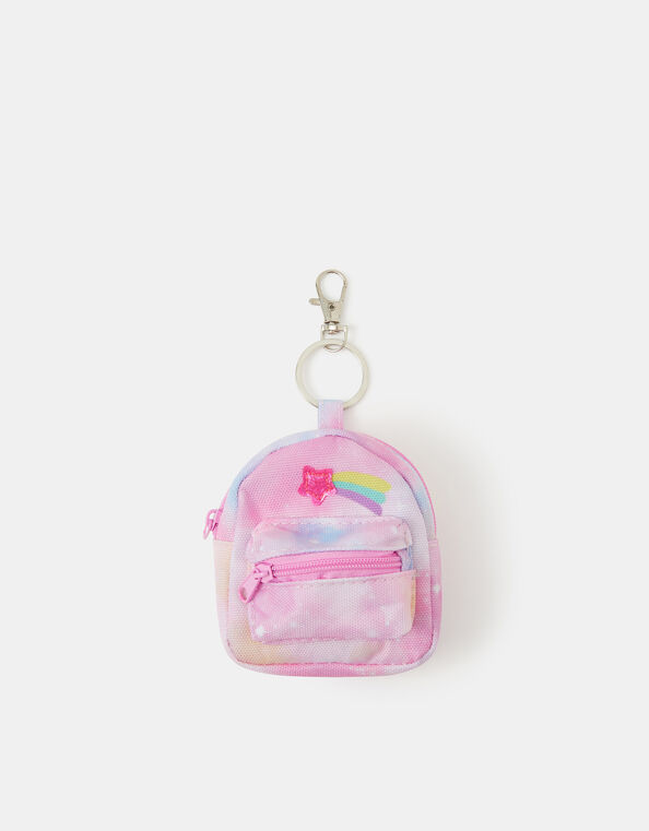 Girls Rainbow Mini Backpack Stationery Set, , large