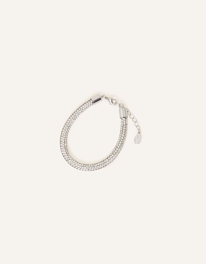 Rhinestone Tube Bracelet, , large
