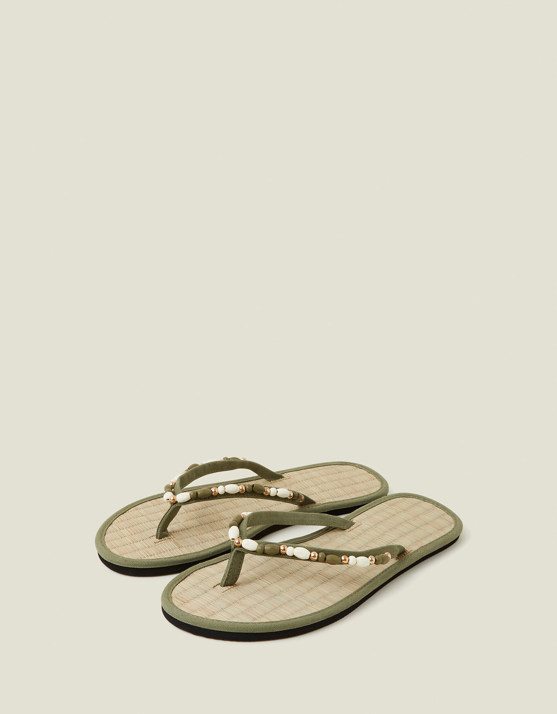 Accessorize seagrass flip flops outlet