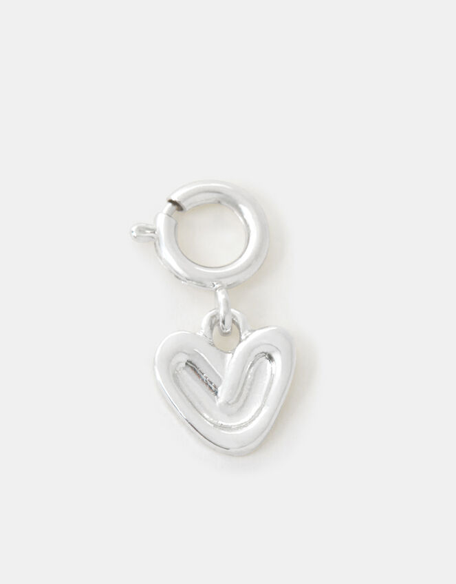Bubble Heart Jewellery Charm, , large