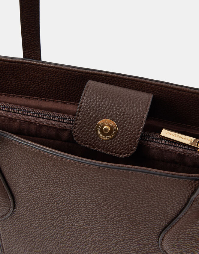 Laptop Tote Bag, Brown (CHOCOLATE), large