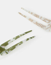 2-Pack Resin French Hair Pins, , large