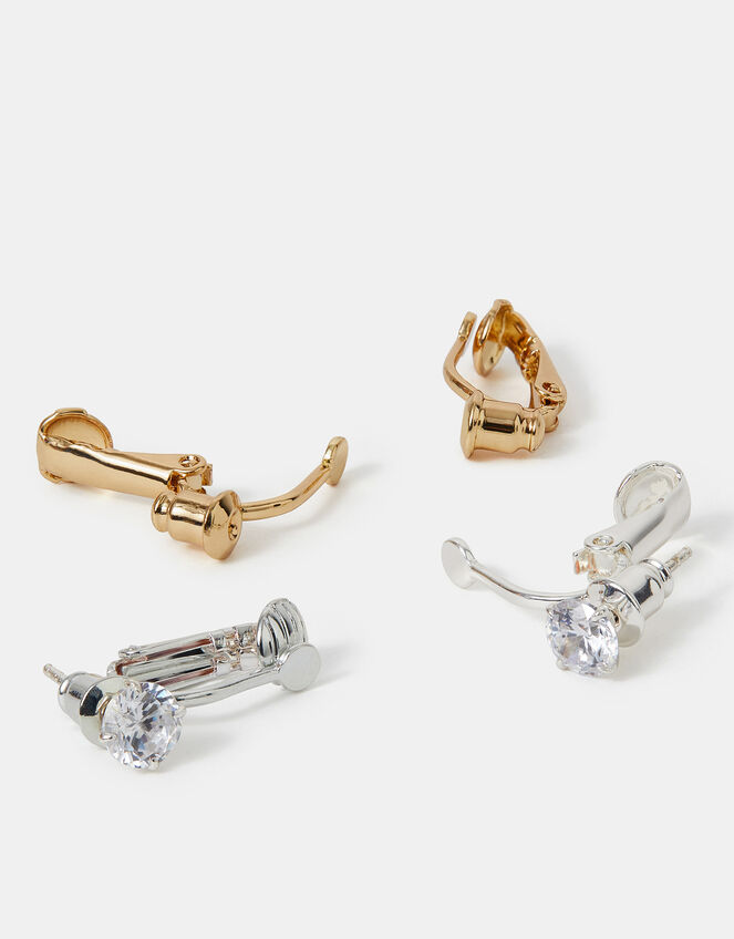 2-Pack Clip-On Earring Converters, , large