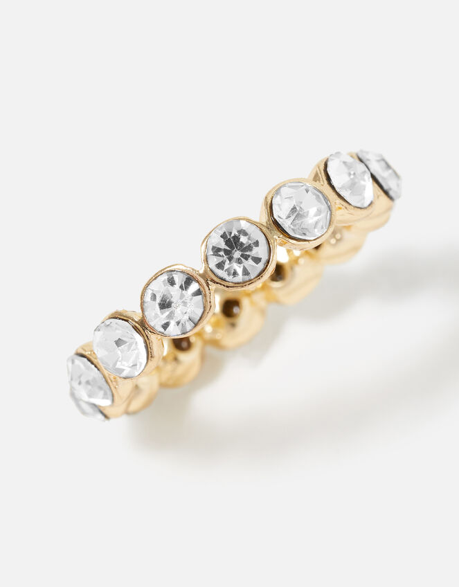 Feel Good Bezel Cut Eternity Ring , White (CRYSTAL), large