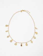 Gold-Plated Charm Necklace, , large