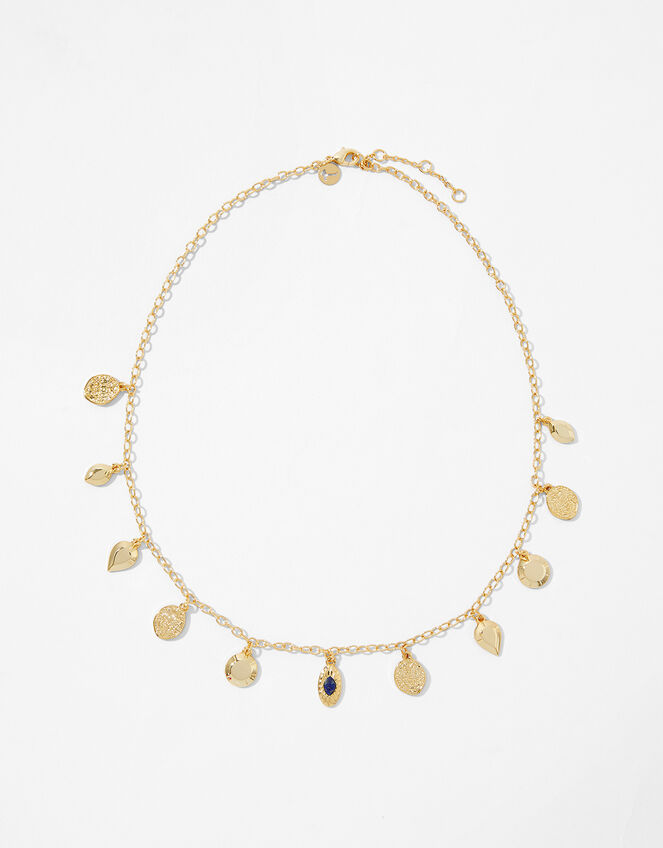 Gold-Plated Charm Necklace, , large