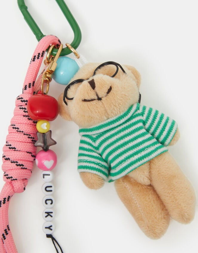 Accessorize x Good Manners Lucky Bear Bag Charm, , large