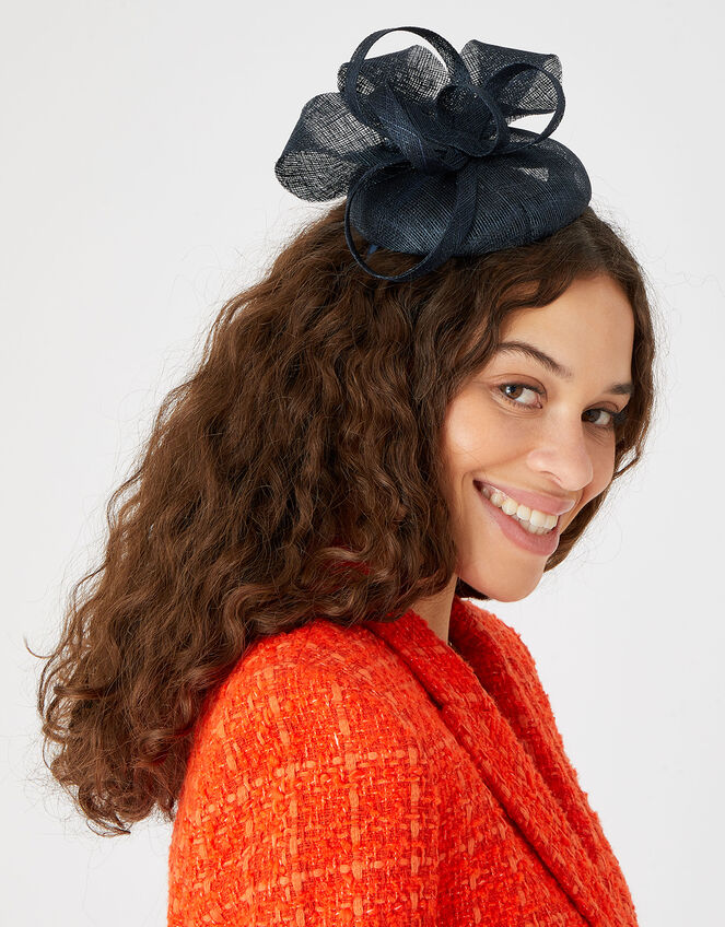 Pill Box Bow Loop Fascinator , , large