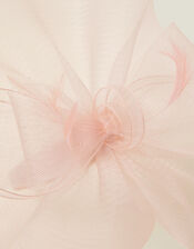 Mia Mini Crin Fascinator, Pink (PALE PINK), large