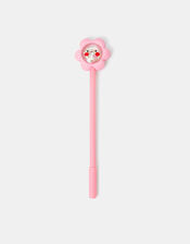 Girls Flower Topper Pen Pink, , large
