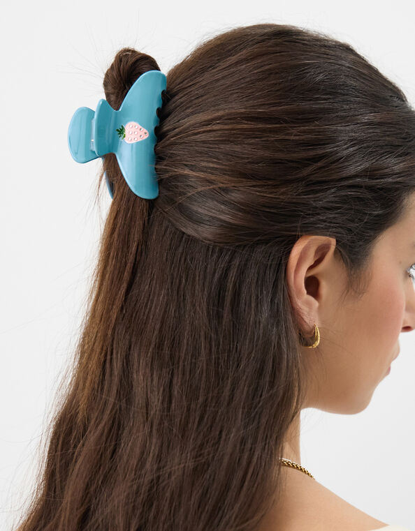 2-Pack Strawberry Print Claw Clips, , large