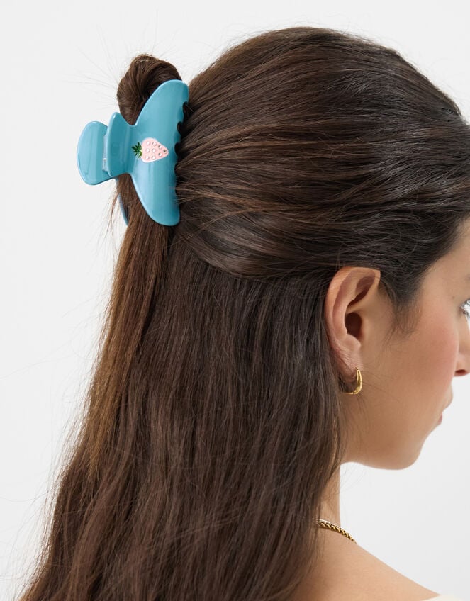 2-Pack Strawberry Print Claw Clips, , large