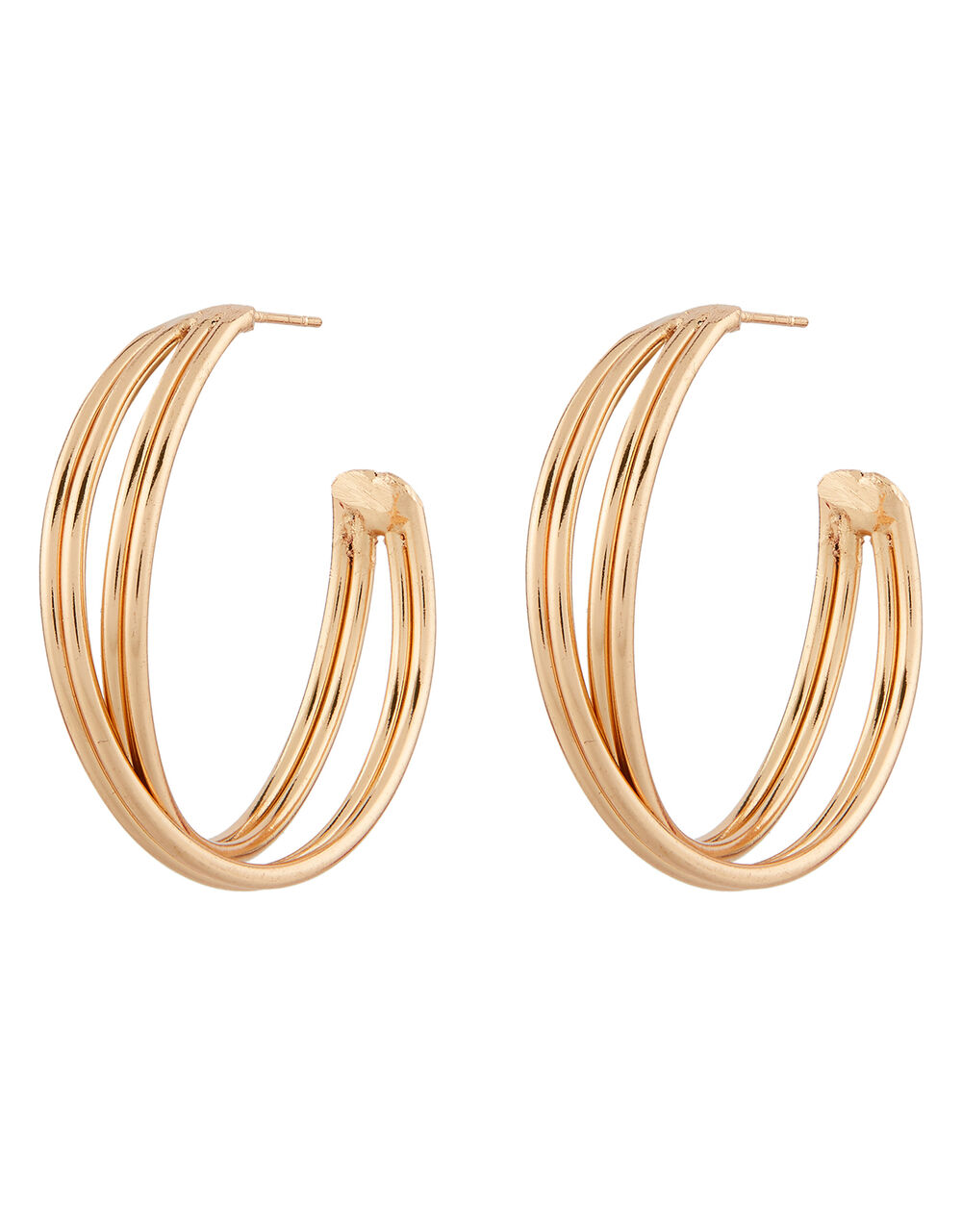Twisted Hoop Earrings Hoops Accessorize Global