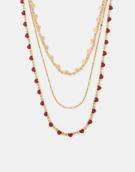 Heart Layered Necklace, , large