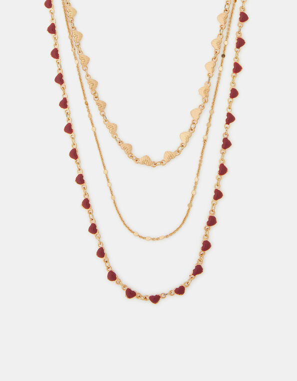 Heart Layered Necklace, , large