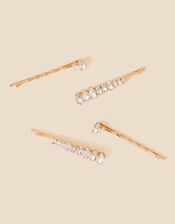 Delicate Gem Hair Slides 4 Pack, , large
