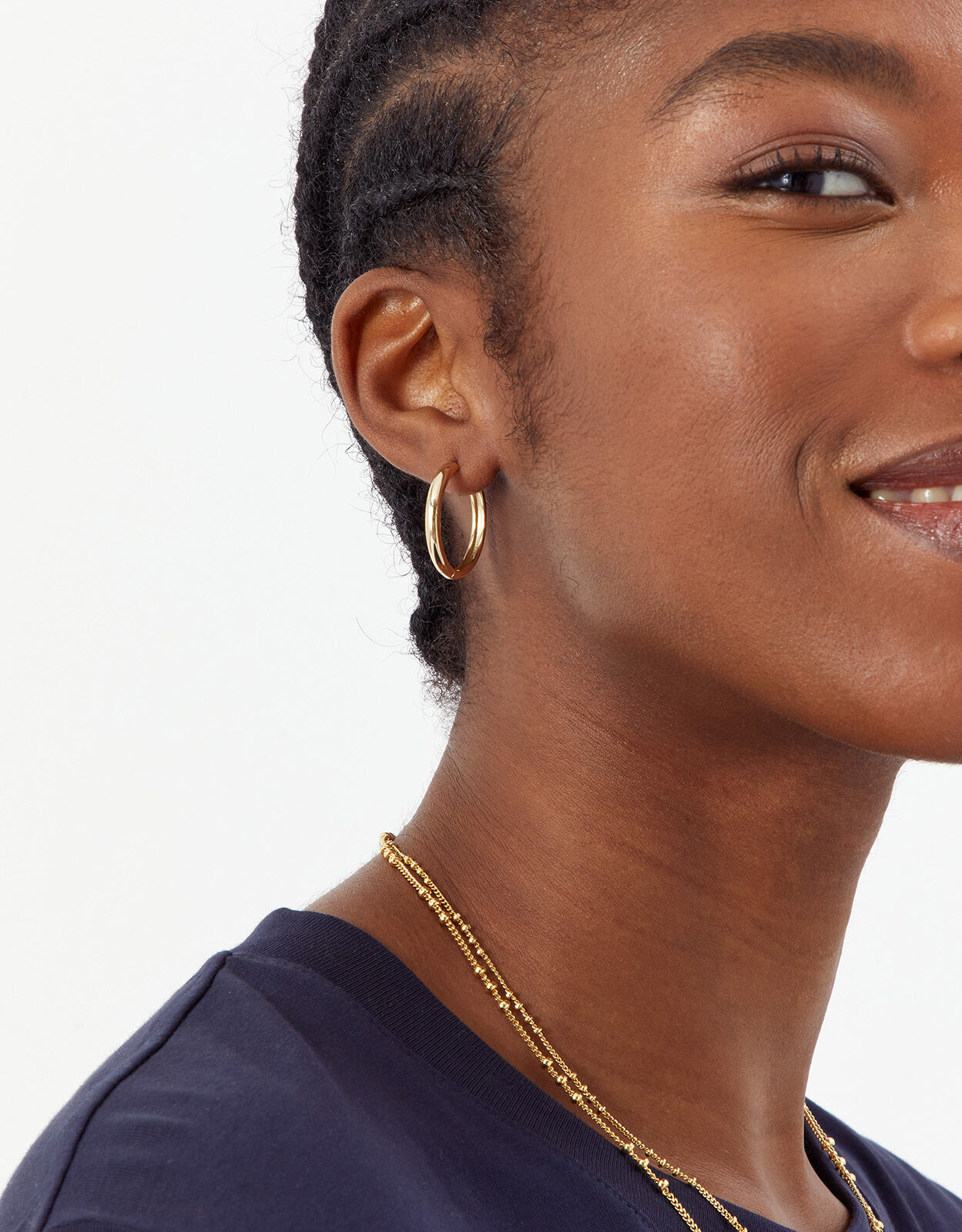 Gold hoop earrings outlet accessorize