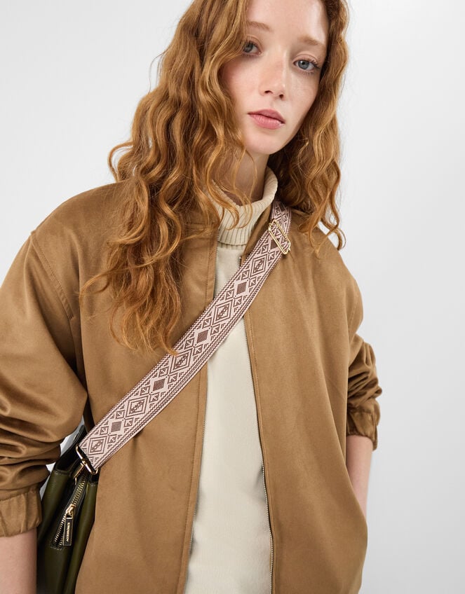 Woven Aztec Bag Strap, , large