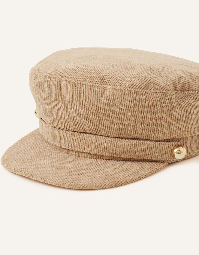 Cord Mariner Cap, Camel (CAMEL), large