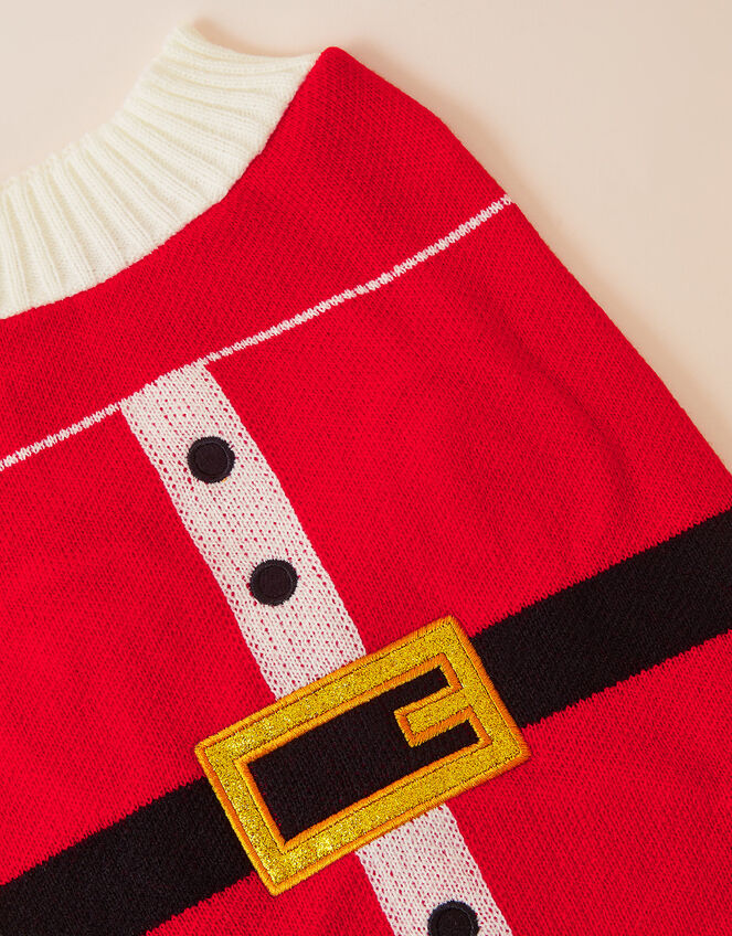 Santa Pet Christmas Jumper, Red (RED), large