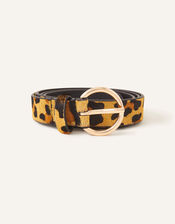 Leather Animal Belt, Multi (DARKS-MULTI), large