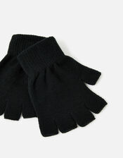 Plain Fingerless Gloves, , large