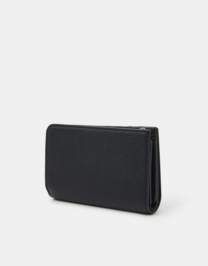 Faux Leather Zip Purse, , large