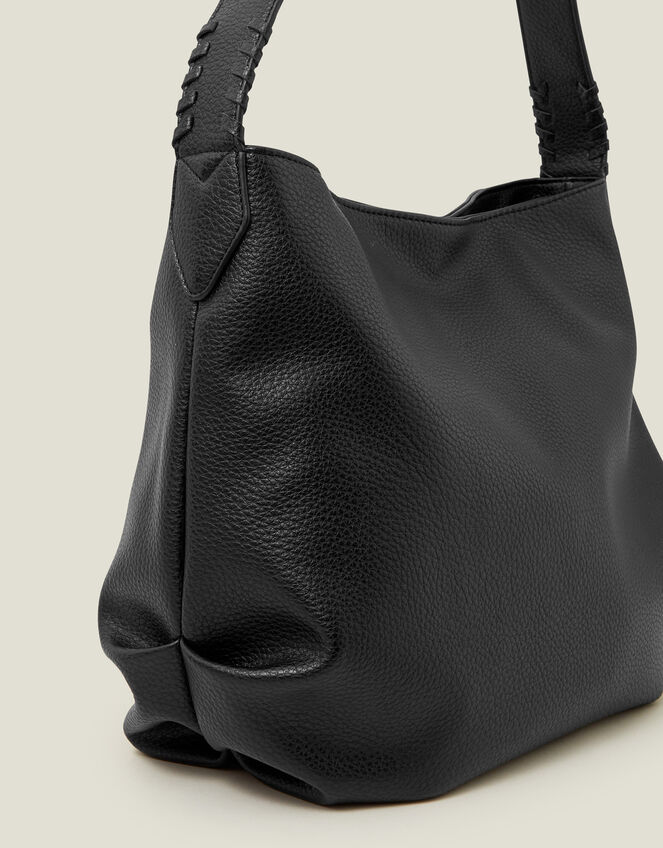 Slouch Shoulder Bag, Black (BLACK), large