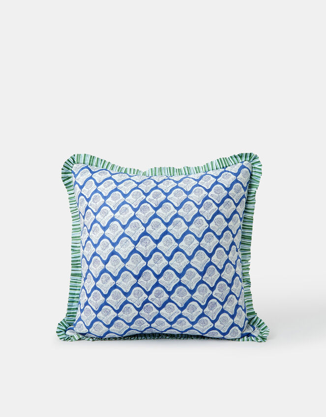 Dandelion Print Square Cushion Cover, , large
