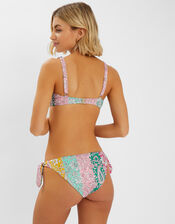 Paisley Print Tie Bikini Bottoms, Multi (BRIGHTS MULTI), large