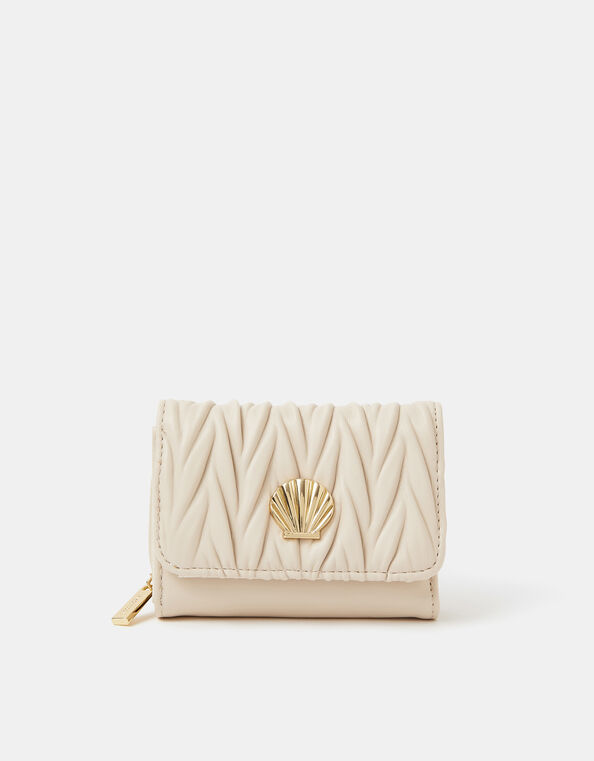 Shell Tri-Fold Purse, , large