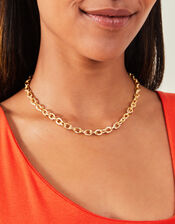 14ct Gold-Plated Chunky Curb Chain, , large