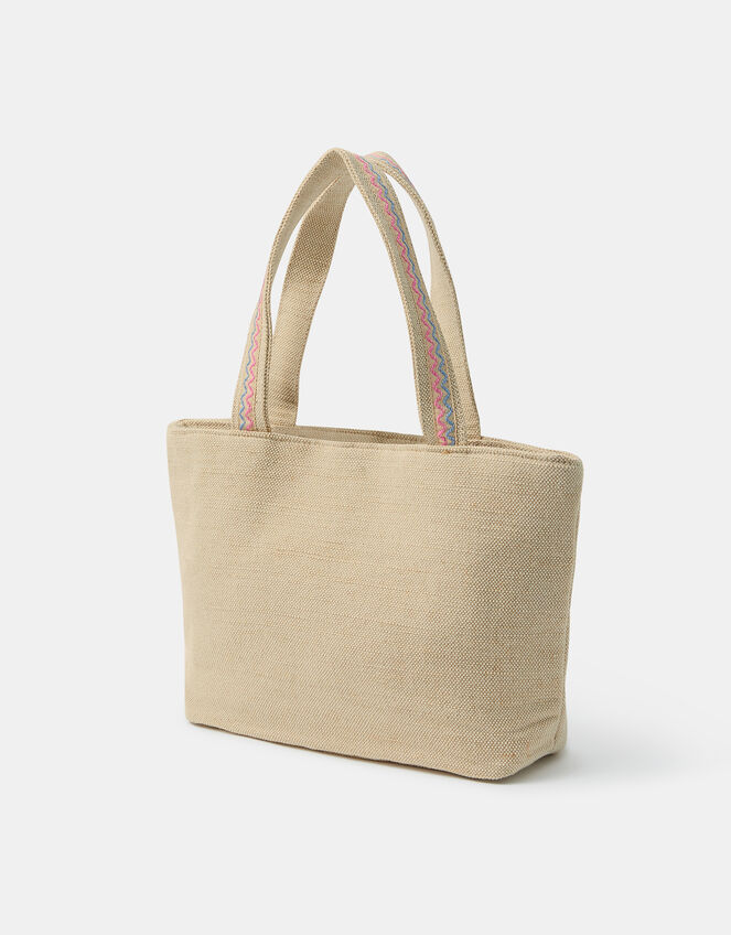 Girls Embroidered Shopper Bag, , large