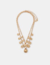 2-Pack Coin Charm Necklaces, , large