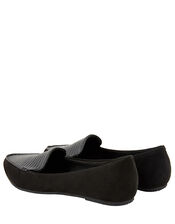 Point Toe Flat Shoes, Black (BLACK), large