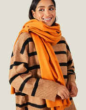 Super-Soft Blanket Scarf, Orange (ORANGE), large