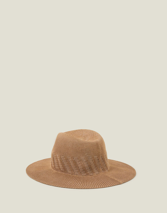 Packable Fedora, Tan (TAN), large